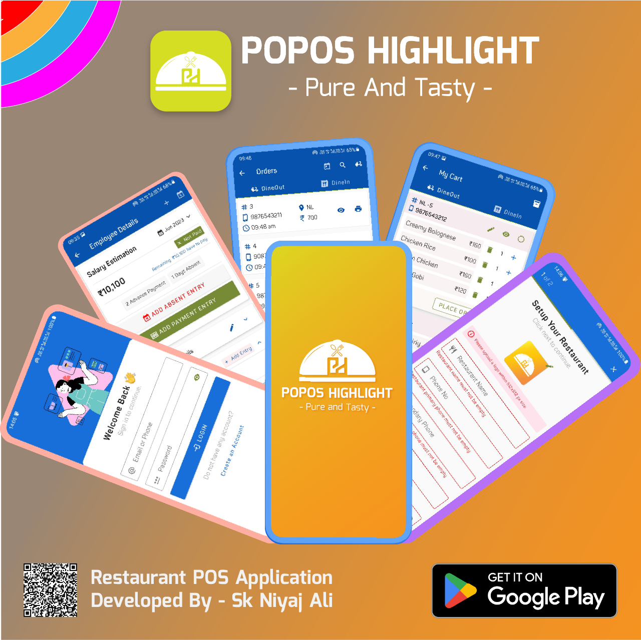 PopOS Restaurant App